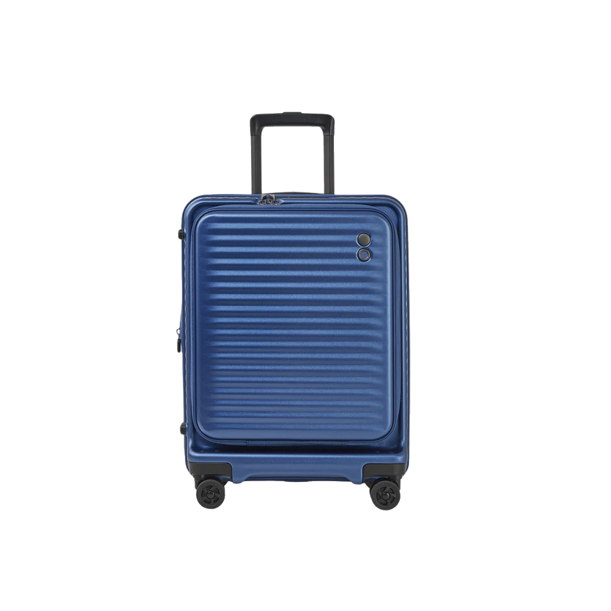 Trekova Hardshell Spinner Suitcase with TSA Lock - Steel Blue - Interior View