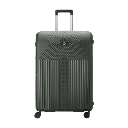Trekova Lightweight Spinner Suitcase with TSA Lock - Forest Green - Side View