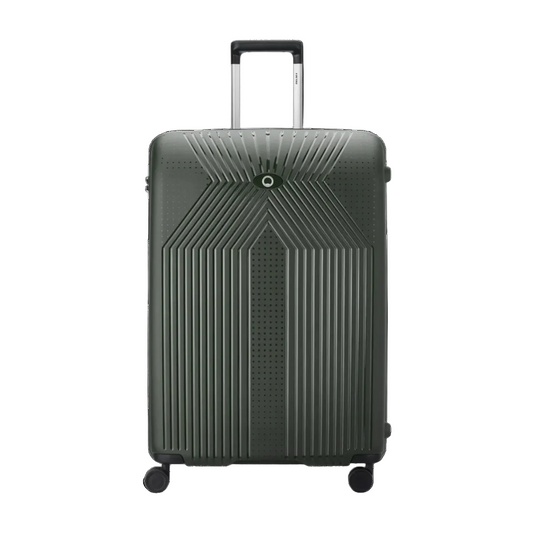 Trekova Lightweight Spinner Suitcase with TSA Lock - Forest Green - Side View